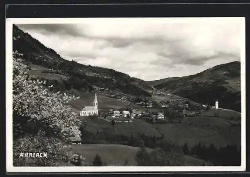 AK Arriach, Teilansicht mit Kirche