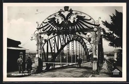 AK Braunau am Inn, Innbrücke