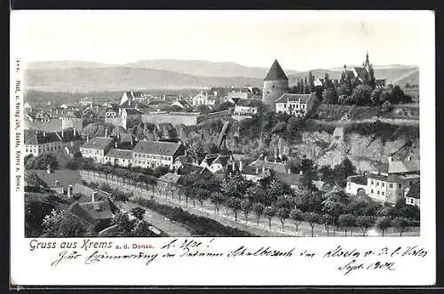 AK Krems a.d. Donau, Teilansicht