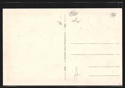 AK Melk in der Wachau, Stift Melk, Bibliotheksaal, Innenansicht