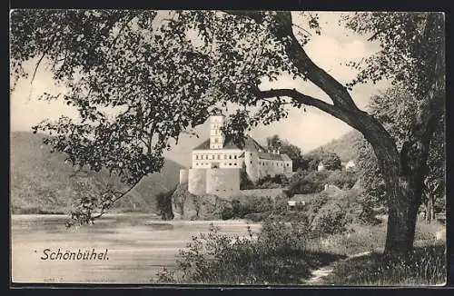 AK Schönbühel, Blick zum Schloss