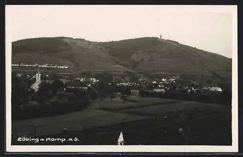 AK Langenlois am Kamp, Zöbing mit Kirche