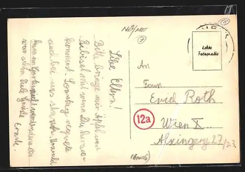 AK Zelking bei Melk, Teilansicht mit Kirche