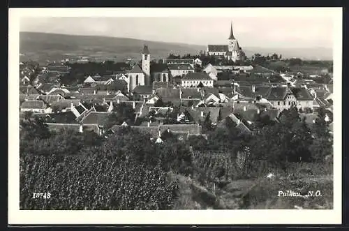 AK Pulkau /N.-Ö., Teilansicht mit Kirche