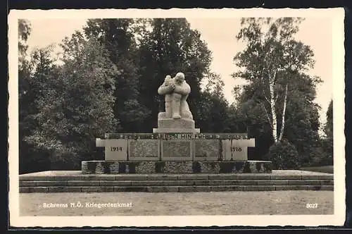AK Schrems /N.-Oe., Kriegerdenkmal
