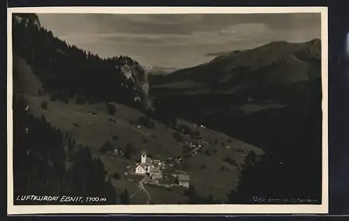 AK Ebnit, Panorama mit Kirche