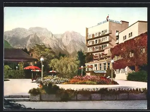 AK Hall /Tirol, Park-Hotel R. und R. Hoskowetz