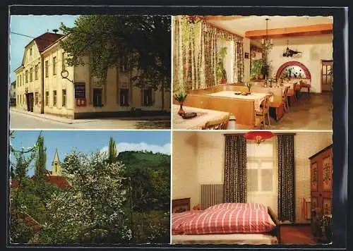 AK Kirnberg im Manktal, Gasthof Halbmayer, Innenansichten