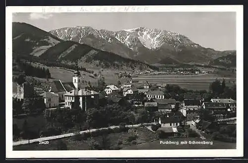 AK Puchberg am Schneeberg, Ortsansicht mit Kirche