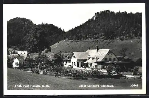 AK Muggendorf /N.-Oe., Gasthaus Josef Leitner