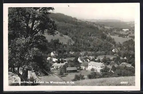 AK Laaben im Wienerwald, Ortsansicht vom Berg aus