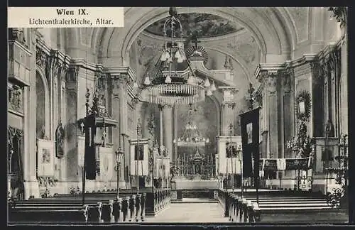 AK Wien, Lichtenthaler Kirche, Altar