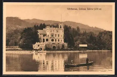 AK Maria Wörth, Sekirn am Wörthersee, Schloss Grünwald