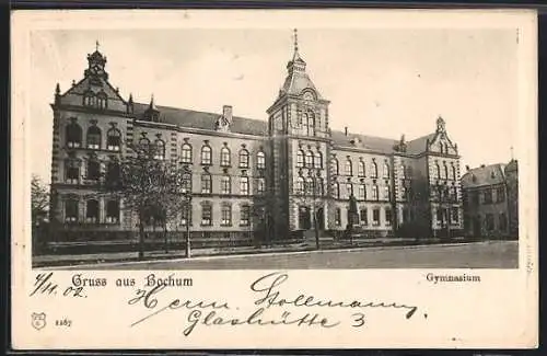 AK Bochum, Ansicht vom Gymnasium