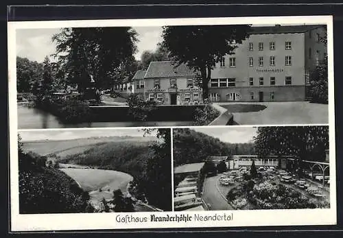 AK Mettmann, Gasthaus Neanderhöhle, Blick in das Neandertal