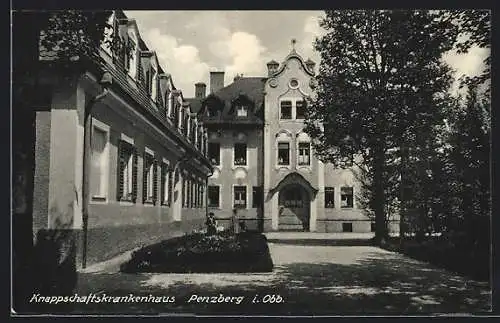 AK Penzberg i. Obb., Knappschaftskrankenhaus, idyllischer Winkel