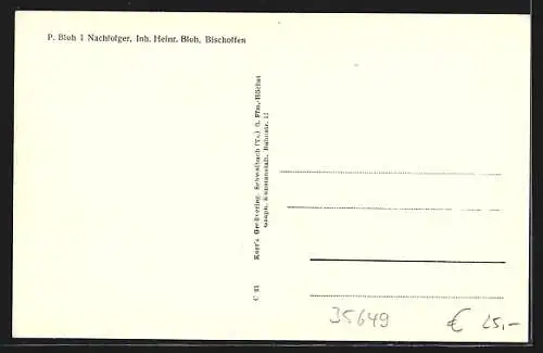 AK Bischoffen, Ortsansicht, Strassenpartie