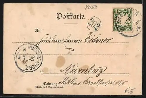 AK Freising, Blick vom Lindenkeller