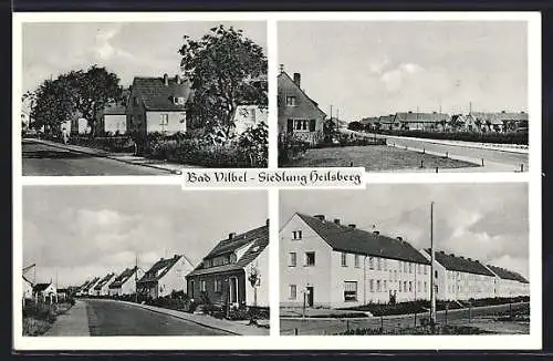 AK Bad Vilbel, Strassenpartien der Siedlung Heilsberg