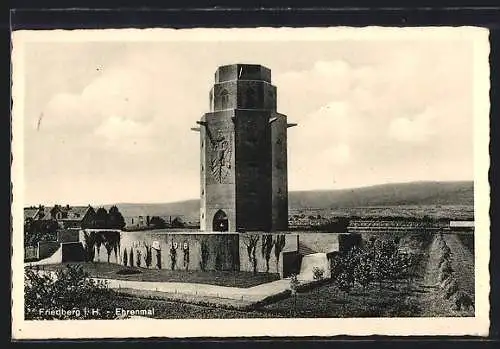 AK Friedberg i. H., Ehrenmal