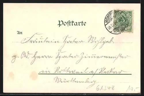 AK Homburg v.d. Höhe, Kaiser-Friedrich-Promenade