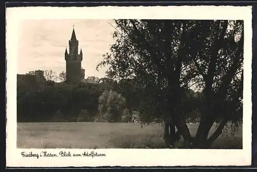 AK Friedberg i. Hessen, Blick zum Adolfsturm
