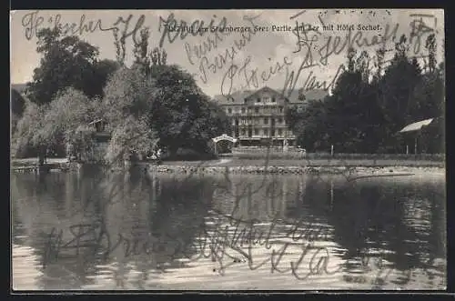 AK Tutzing, das Hotel Seehof