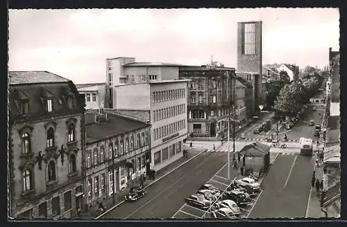 AK Offenbach am Main, Kaiserstrasse mit Paulskirche