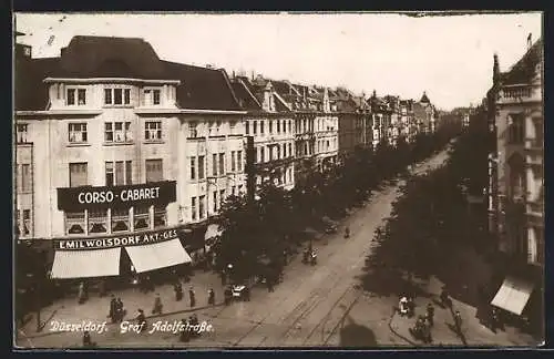 AK Düsseldorf, Graf Adolfstrasse