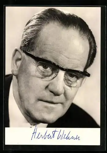 AK Portrait Herbert Wehner