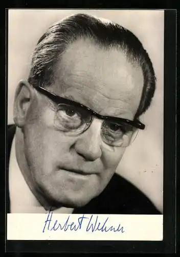 AK Portrait Herbert Wehner