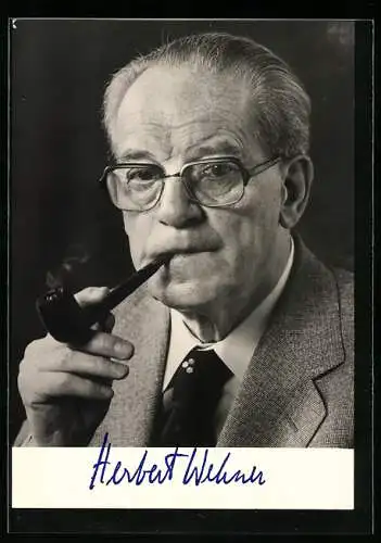 AK Herbert Wehner, Vorsitzender der SPD-Bundestagsfraktion