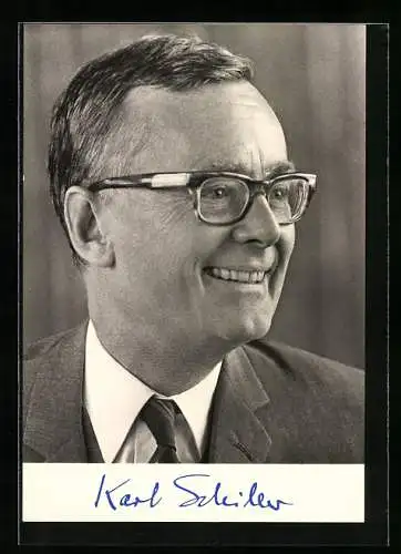 AK Karl Schiller, SPD, Minister für Wirtschaft