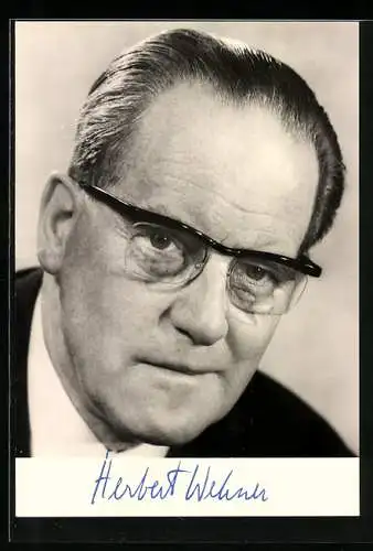 AK Portrait Herbert Wehner