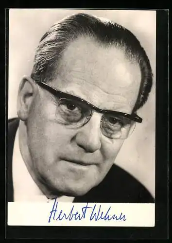 AK Portrait Herbert Wehner