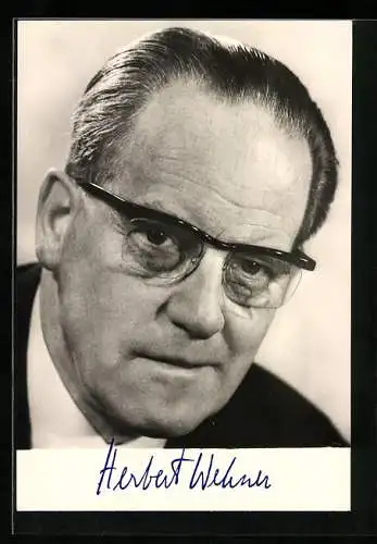 AK Portrait Herbert Wehner
