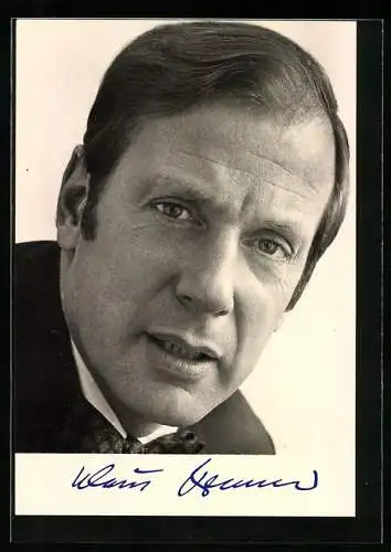 AK Portrait des Bundesministers für Bildung und Wissenschaft Klaus von Dohnanyi