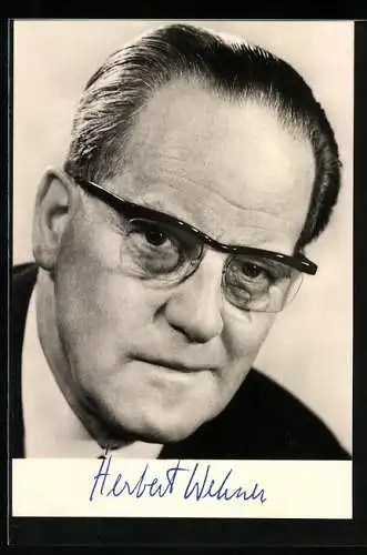 AK Portrait Herbert Wehner
