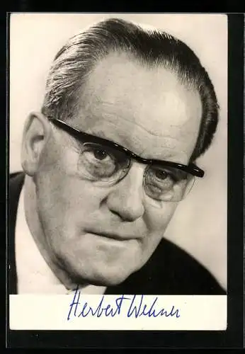 AK Portrait Herbert Wehner