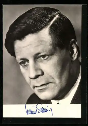 AK Helmut Schmidt, SPD-Politiker und ehemaliger Bundeskanzler