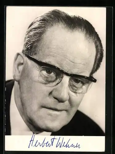 AK Portrait Herbert Wehner