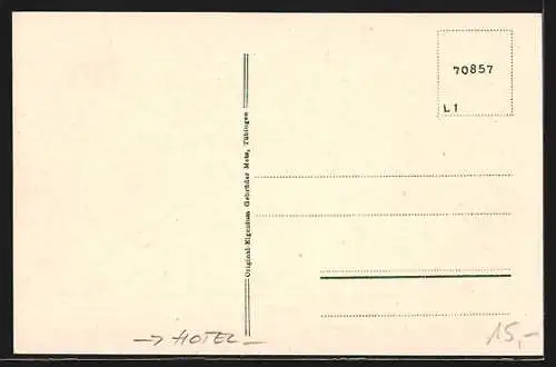 AK Schönwald /Bad. Schwarzwald, Pension Haus Kaiser