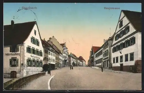 AK Stockach, Gasthof z. Löwen in der Hauptstrasse