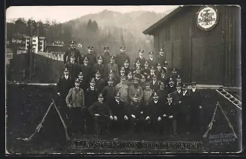 AK Berchtesgaden, Landsturmriege des Turnvereins 1883