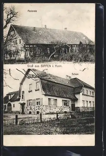 AK Bippen i. Hann., Pastorate und Schule