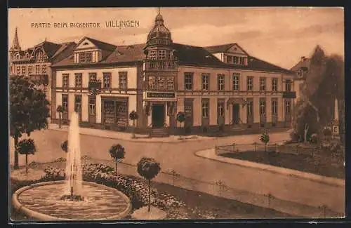AK Villingen / Baden, Geschäft Görlacher, Bickenstrasse am Bickentor