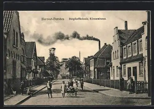AK Hervest-Dorsten, Burgdorfkolonie, Körnerstrasse