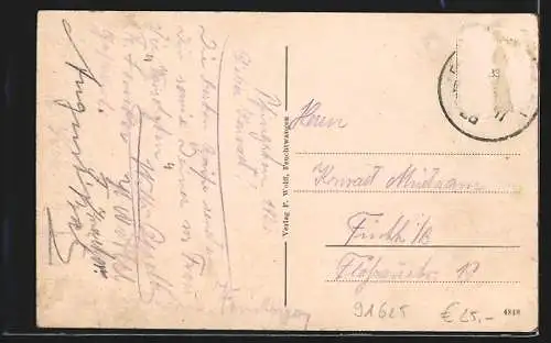 AK Unterampfrach, Strassenpartie mit Kindern