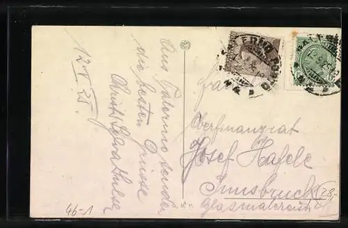 AK Palermo, Strassenbahn in der Via Roma