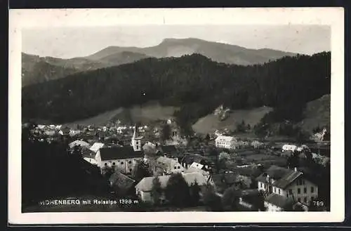 AK Hohenberg, Ortsansicht mit Reisalpe